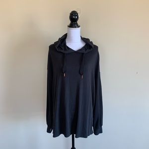 🎉HP🎉 XXXL Avia Black Longsleeve Hooded Tunic Hoodie